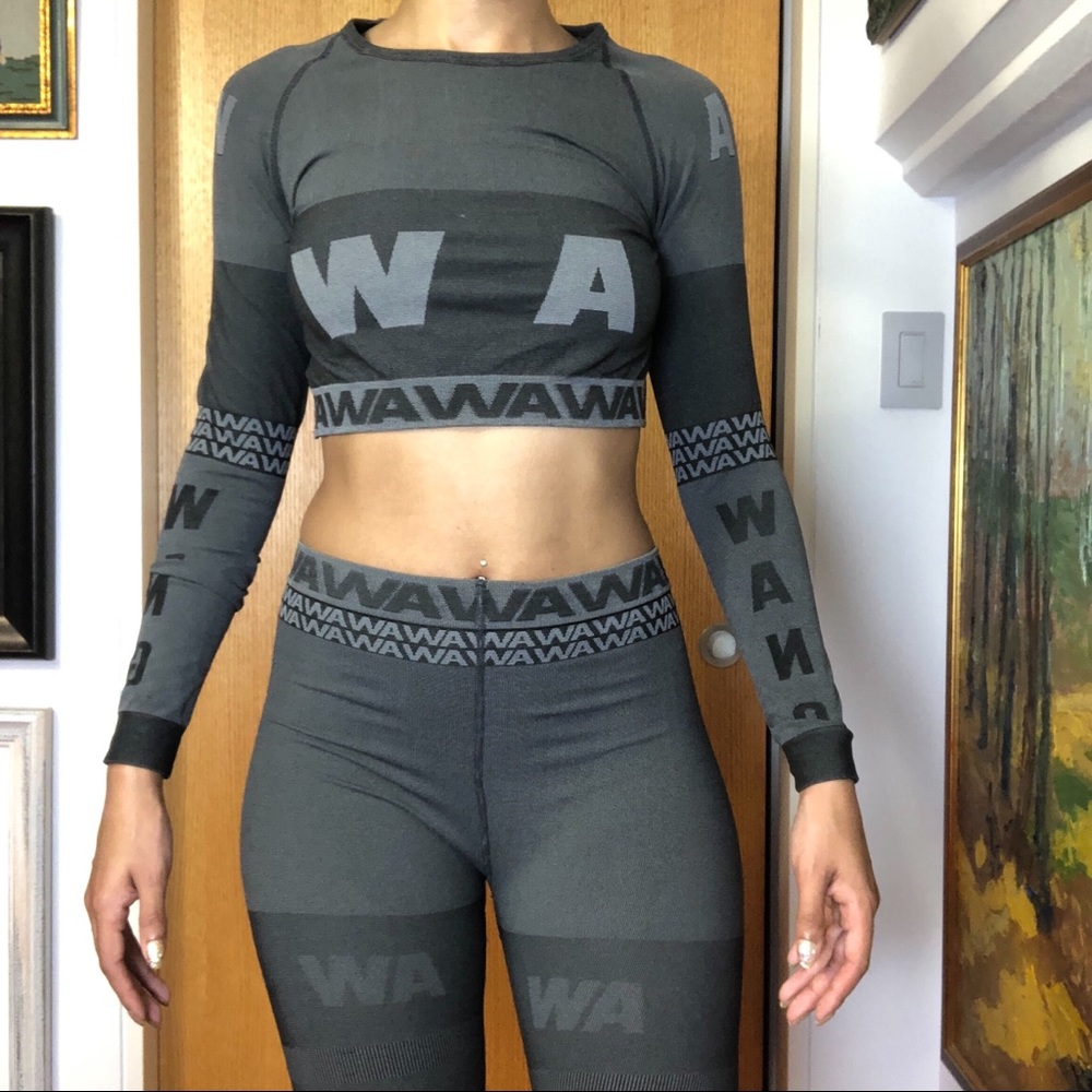 alexander wang x h&m leggings set